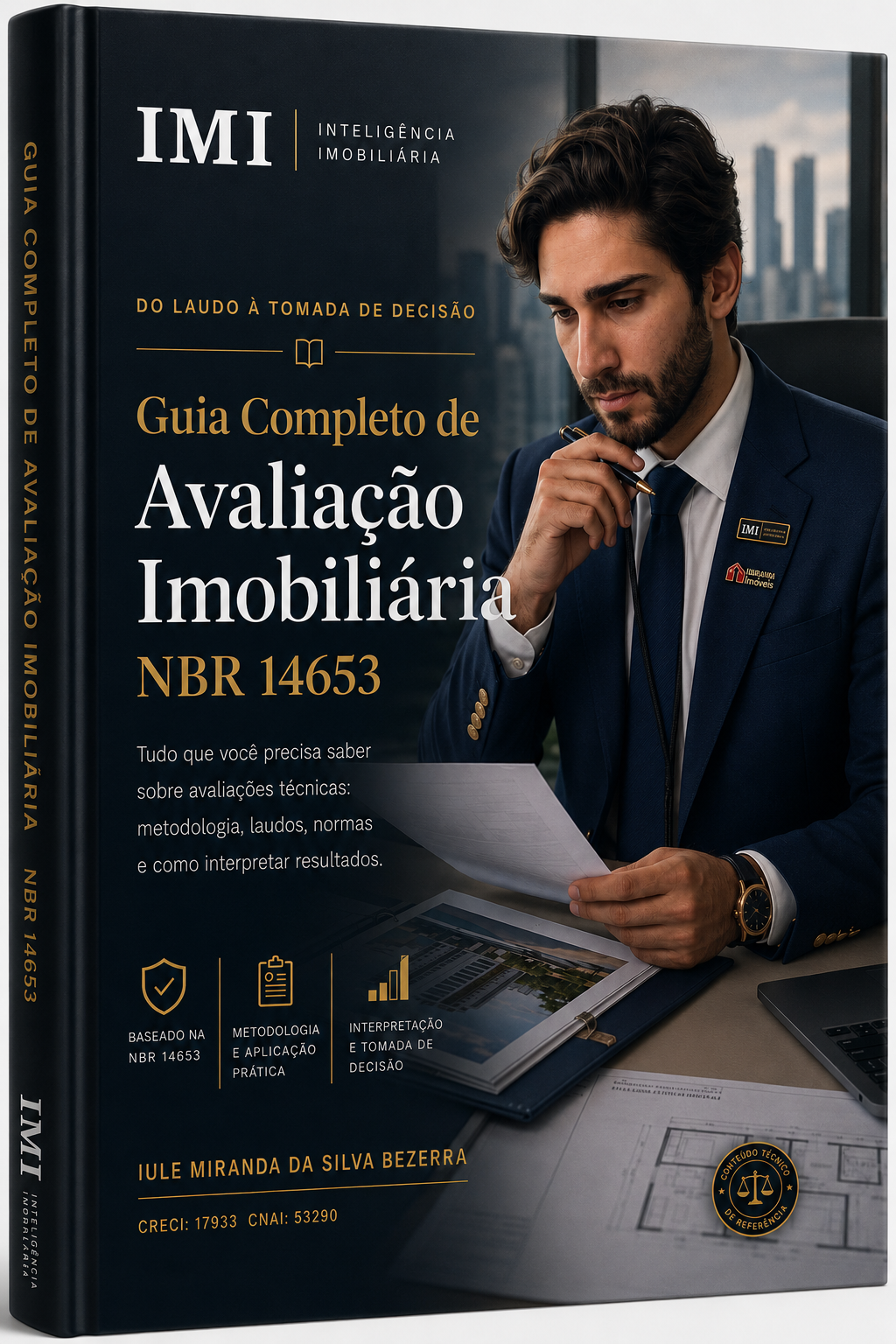 Capa do livro Guia Completo de Avaliação Imobiliária NBR 14653